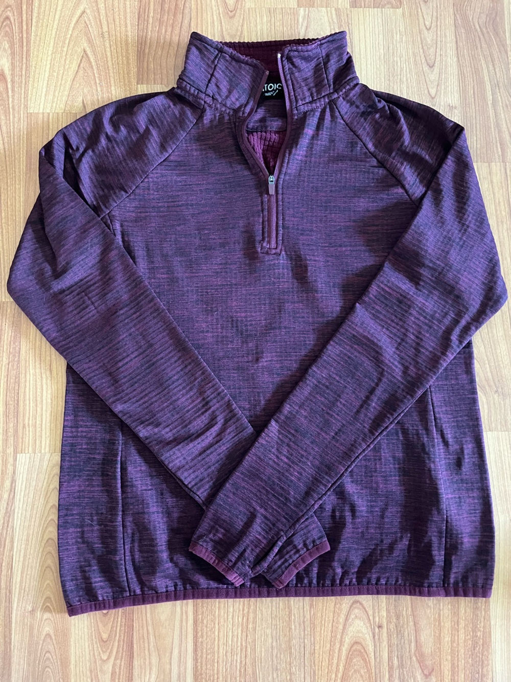 Women’s Quarter-Zip Sweater Pullover - Plum